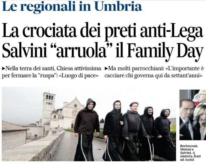 salvini family day umbria