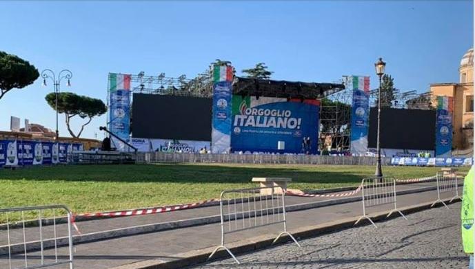 san giovanni lega giorgia meloni