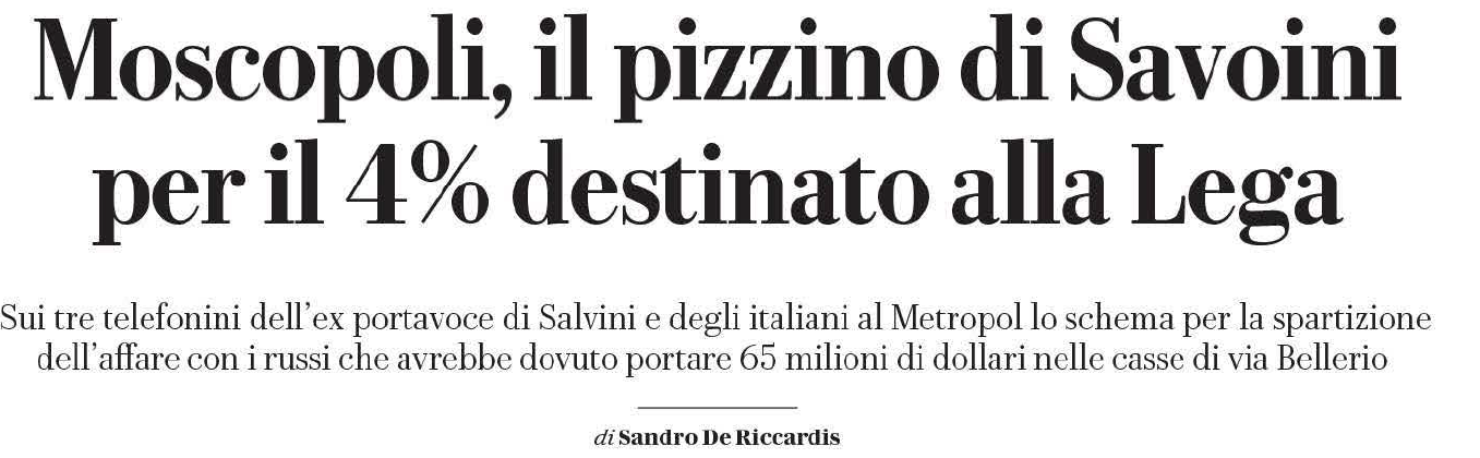 savoini salvini 4% pizzino lega metropol - 2