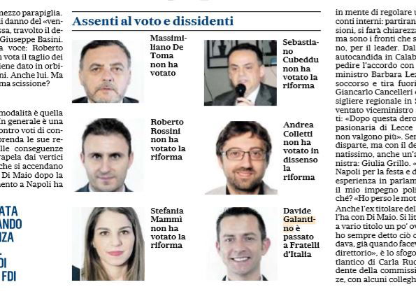Scissione M5S: i cinque grillini pronti ad andarsene e il ruolo di Pizzarotti article-post