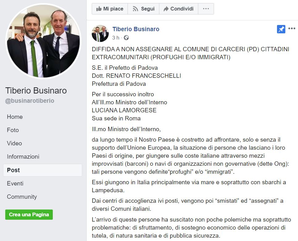 Il sindaco leghista che sfida Lamorgese (e com’è finita l’ultima volta che ci hanno provato) article-post
