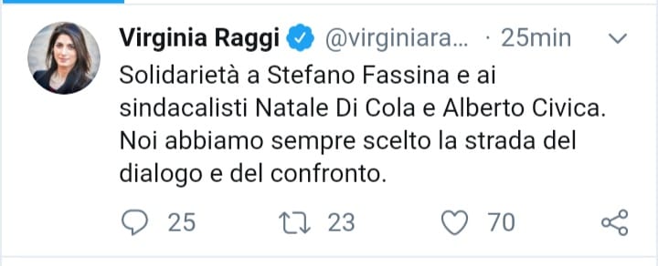 Roma Metropolitane, così Virginia Raggi solidarizza e intanto licenzia article-post