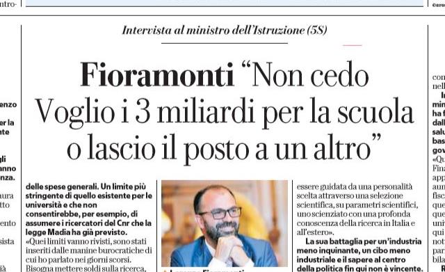dimissioni lorenzo fioramonti