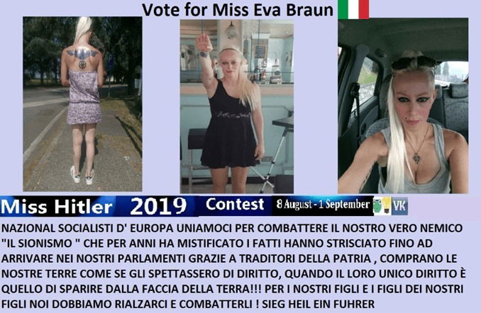 Francesca Rizzi: chi è la Miss Hitler del Partito Nazionalsocialista dei Lavoratori preview