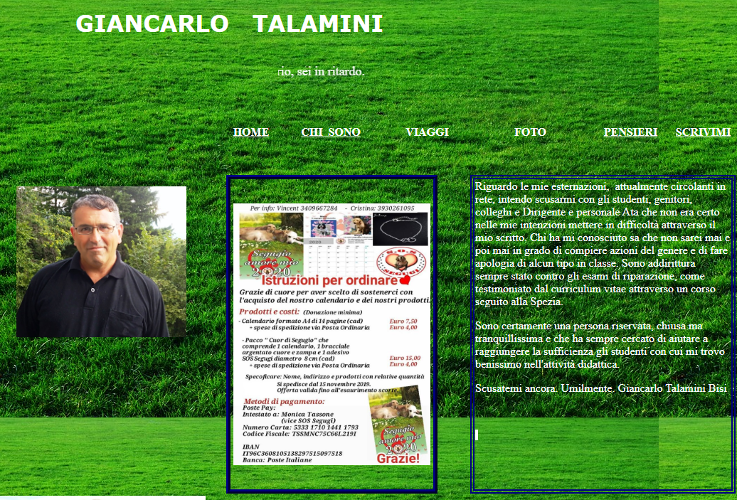 Giancarlo Talamini Bisi: il prof di Fiorenzuola si scusa (e le altre cose che ha scritto?) article-post