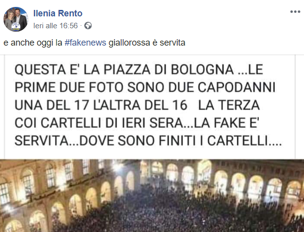 L’autore delle foto delle Sardine a Bologna sfotte i leghisti che cercavano di farla passare per una bufala article-post