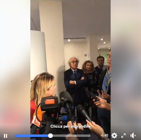 Remo Sernagiotto, l'esponente di Fratelli d'Italia a giudizio ha usato