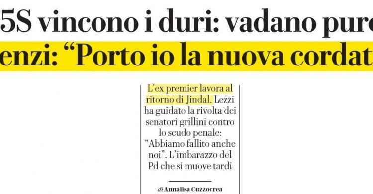 renzi jindal cdp ilva