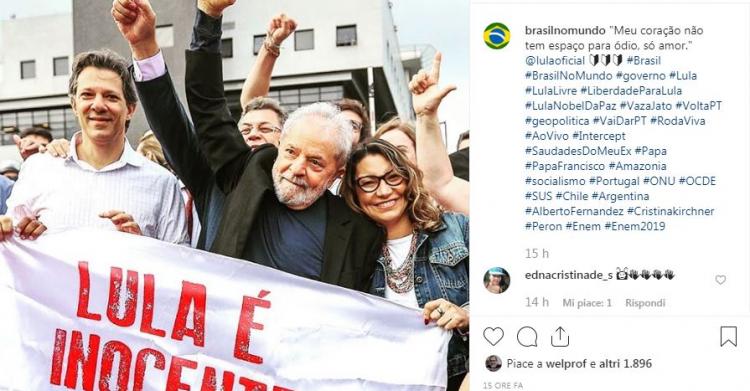 scarcerazione lula brasile