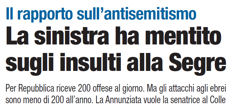 segre insulti repubblica libero -1