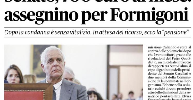 senato 700 euro formigoni