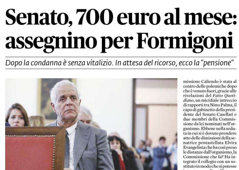 Il Senato e i 700 euro al mese a Formigoni article-post