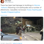 terremoto albania immagini danni 1