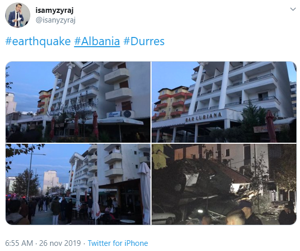 terremoto albania immagini danni 4