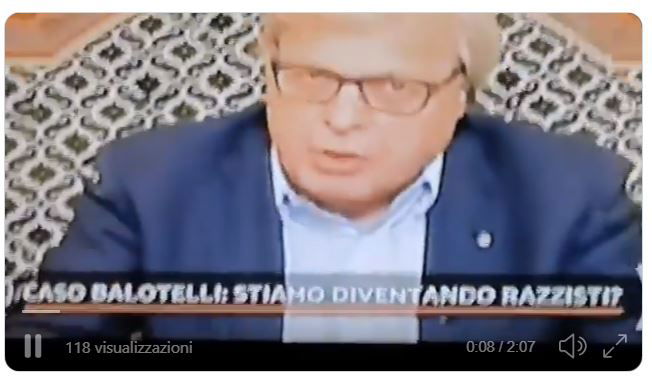 Vittorio Sgarbi e il razzismo contro Balotelli che non esiste a Quarta Repubblica article-post