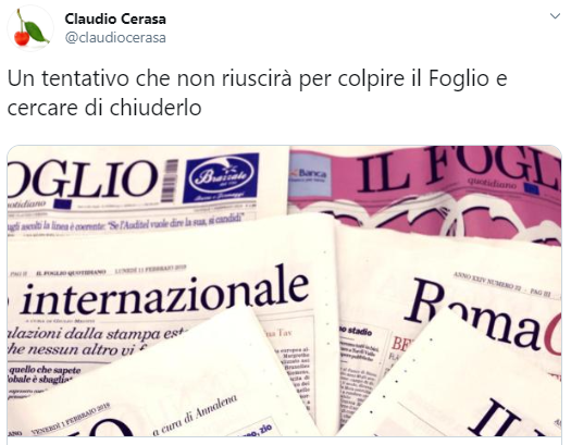 contributi pubblici il foglio claudio cerasa