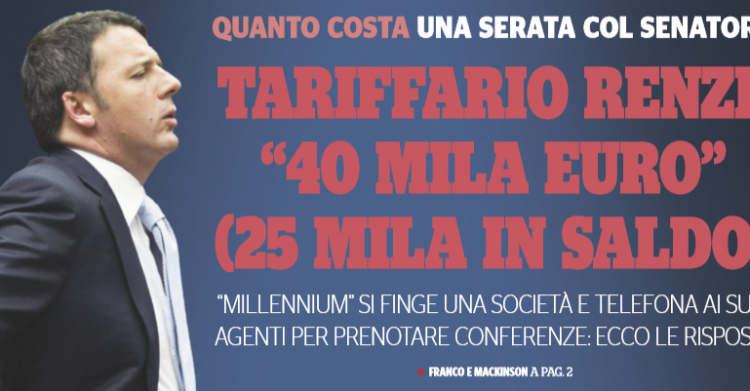fatto tariffario renzi