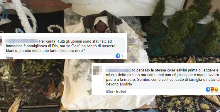 gesù bambino nero presepe salvini - 11