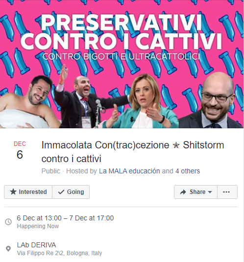 immacolata contraccezione party bologna - 4