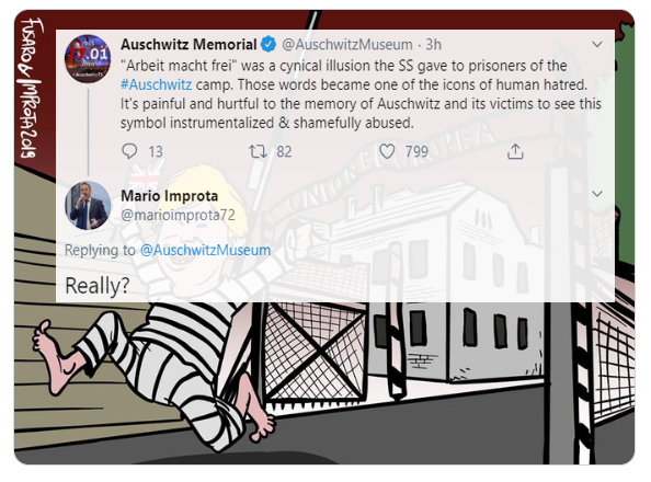 La figuraccia internazionale di Marione per la vignetta su Auschwitz article-post
