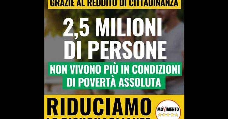 reddito di cittadinanza povertà 60%