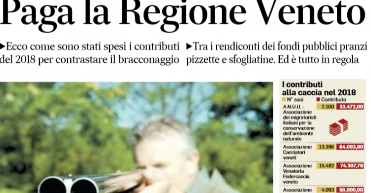 regione veneto buffet cacciatori