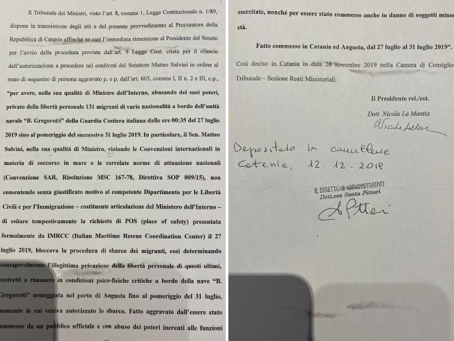 salvini gregoretti abuso poteri 1