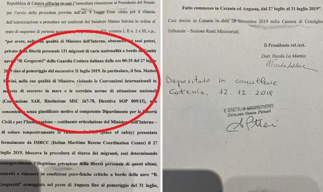 salvini gregoretti abuso poteri