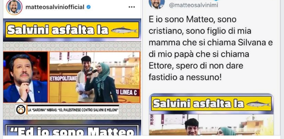 Le Sardine scrivono a Salvini per Nibras Asfa article-post