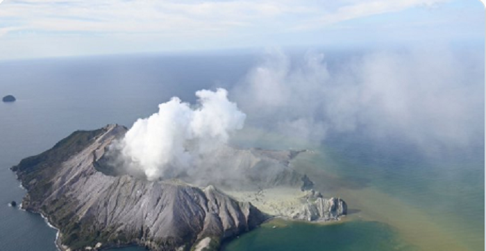 vulcano white island nuova zelanda