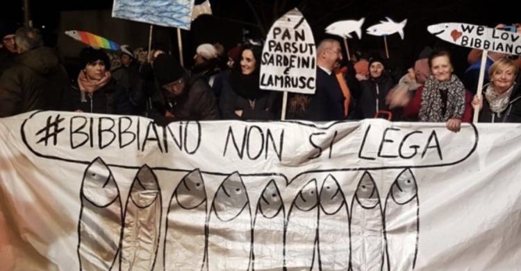 bibbiano sardine salvini