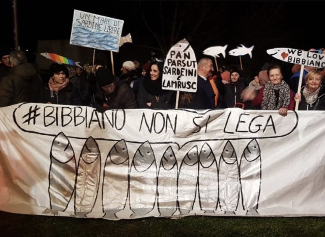 bibbiano sardine salvini