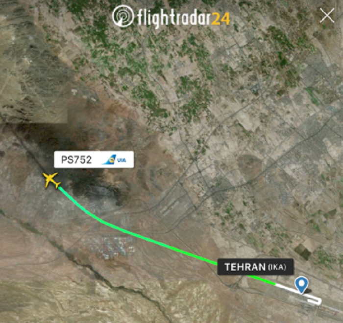 boeing 737 caduto teheran