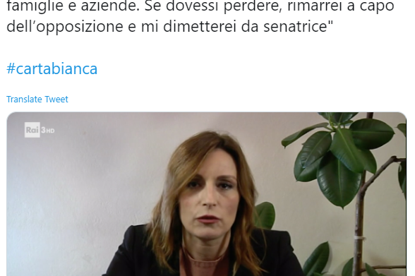 borgonzoni dimissioni senato - 1