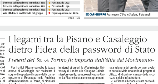 Paola Pisano, Casaleggio e l’idea della password di Stato article-post