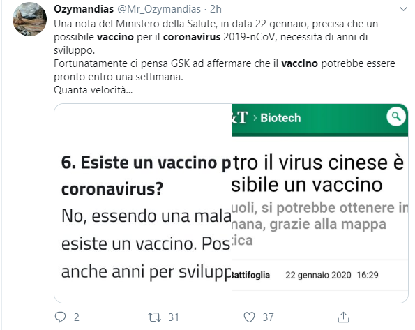 coronavirus cina complotto vaccino - 2