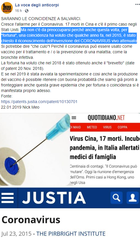 coronavirus cina complotto vaccino - 7