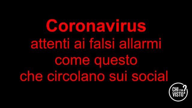 coronavirus messaggio whatsapp