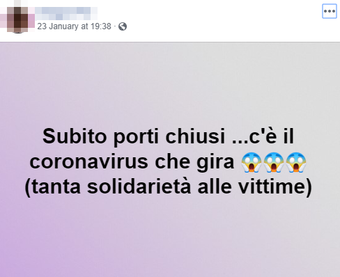La psicosi dei sovranisti che vogliono i porti chiusi per paura del coronavirus article-post