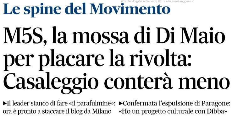 Di Maio molla Casaleggio per sopravvivere? article-post