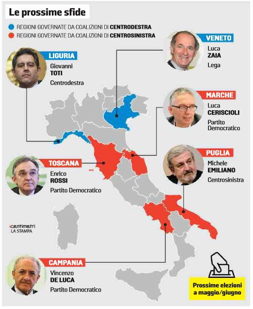 elezioni regionali maggio giugno