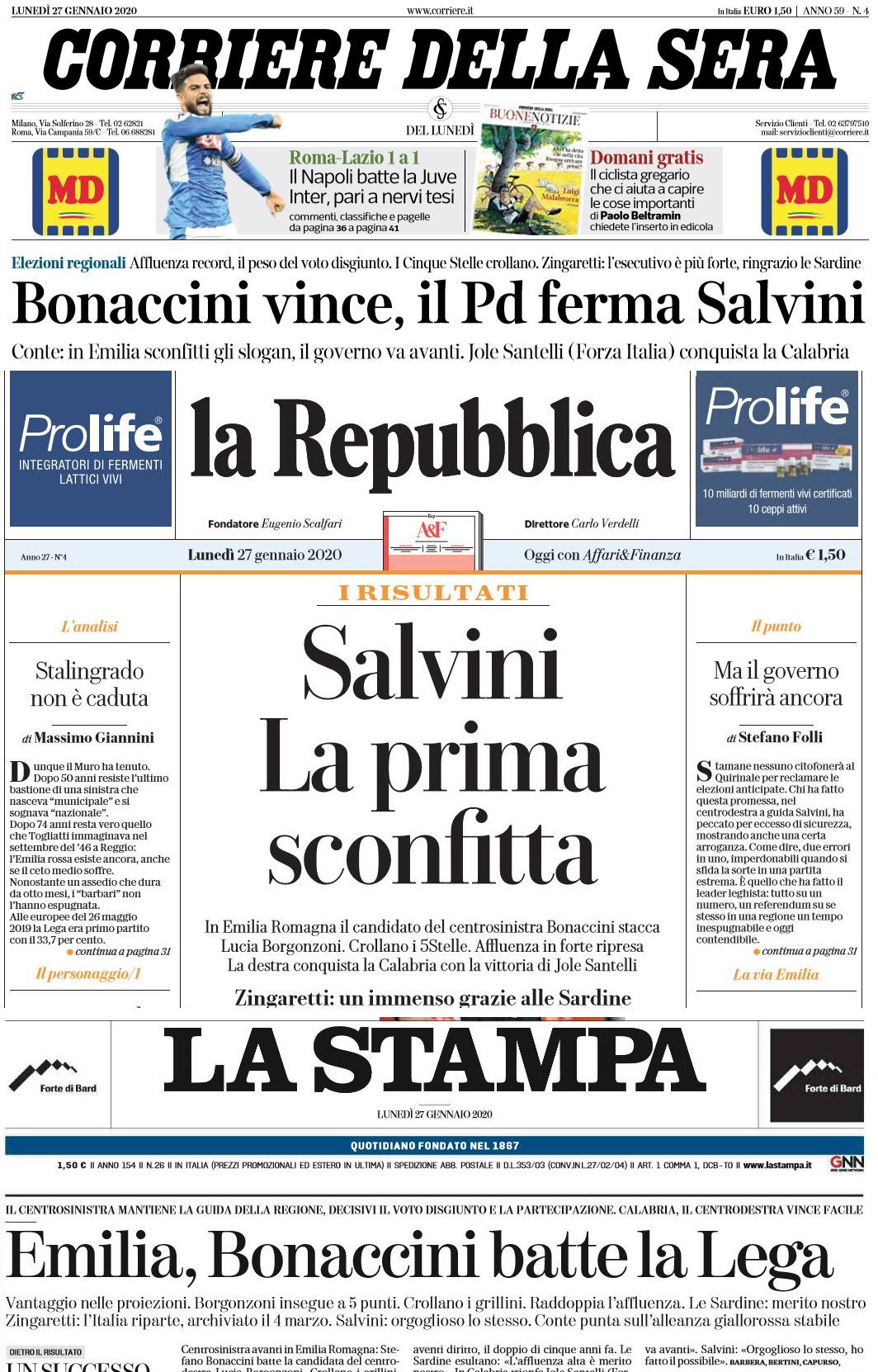 L’Emilia-Romagna è la prima sconfitta di Matteo Salvini article-post