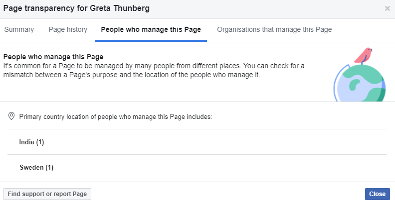 greta thunberg facebook - 2
