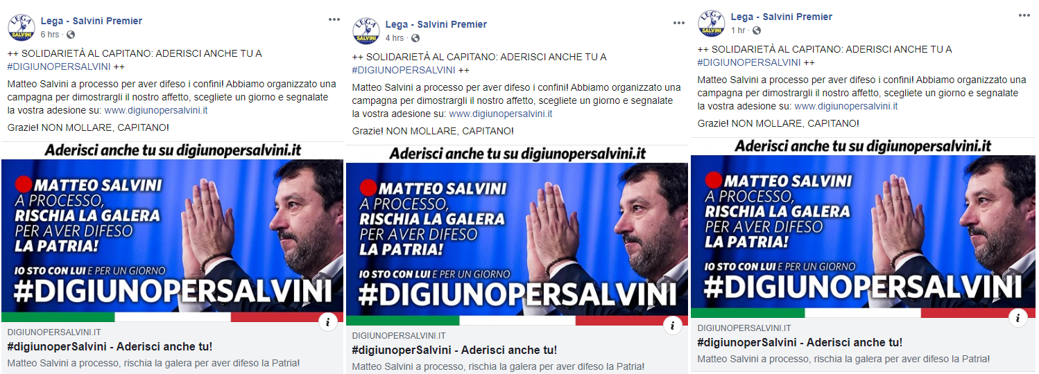 Il flop del Digiuno per Salvini che non piace ai fan della Lega