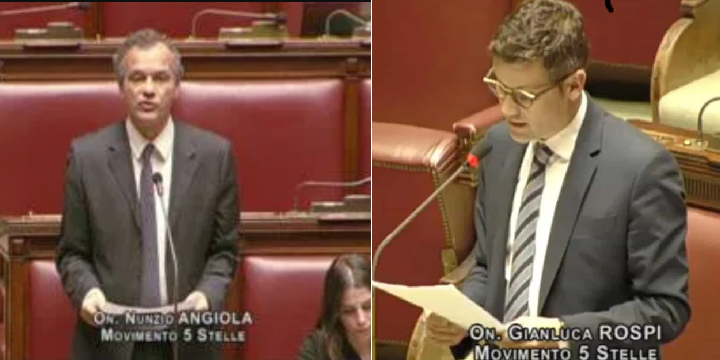 Nunzio Angiola e Gianluca Rospi: i due deputati M5S che lasciano il gruppo article-post