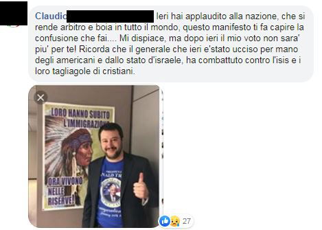 salvini soleimani trump