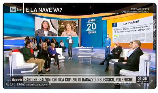 Le Sardine al Papeete sabato per chiudere la campagna elettorale in Emilia-Romagna article-post