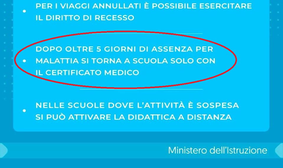 Il certificato medico per la scuola torna obbligatorio article-post