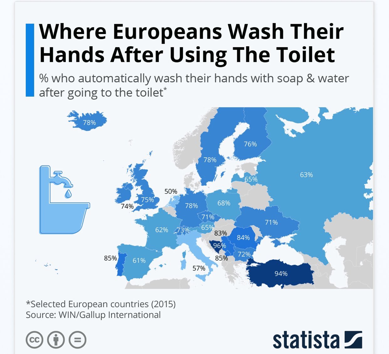 chi si lava le mani in europa coronavirus