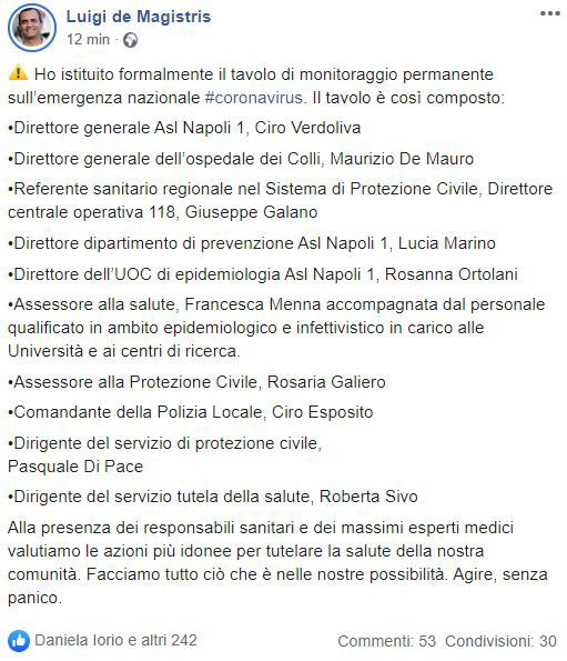 de magistris scuole chiuse napoli 1